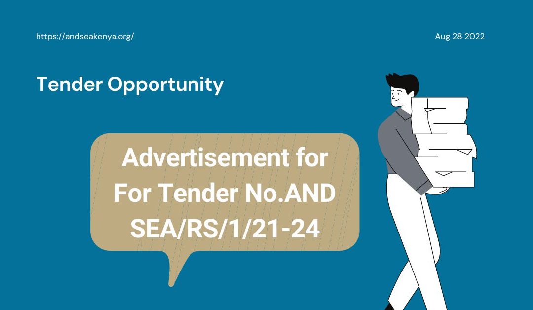 Advertisement For Tender No. ANDSEA/RS/1/21-24